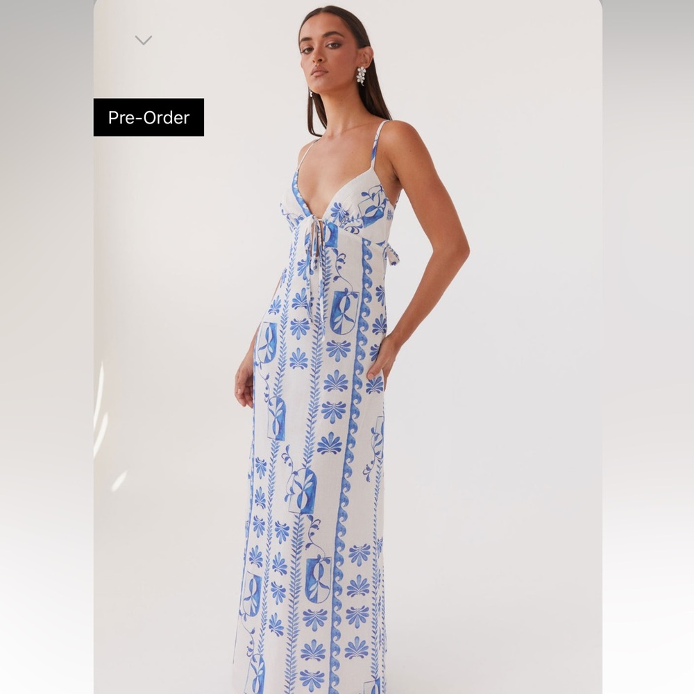 PEPPERMAYO - Flora Linen Maxi Dress